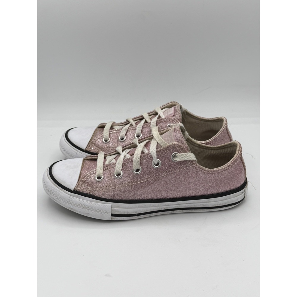 Converse Chuck Taylor All Star Shoes Rose Glitter Youth Size 1.5